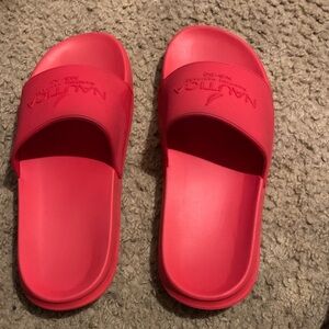 Women’s Nautica Coral Red Slide Sandals size 10